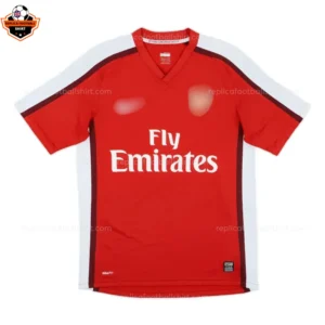 Retro Arsenal Home Men Replica Football Shirt 2008/10