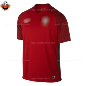 Retro Portugal Home Men Replica Football Shirt 2016 - Front view