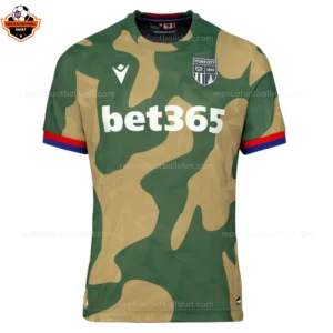 Stoke City Away Men Replica Football Shirt 2026/27 - Front view
