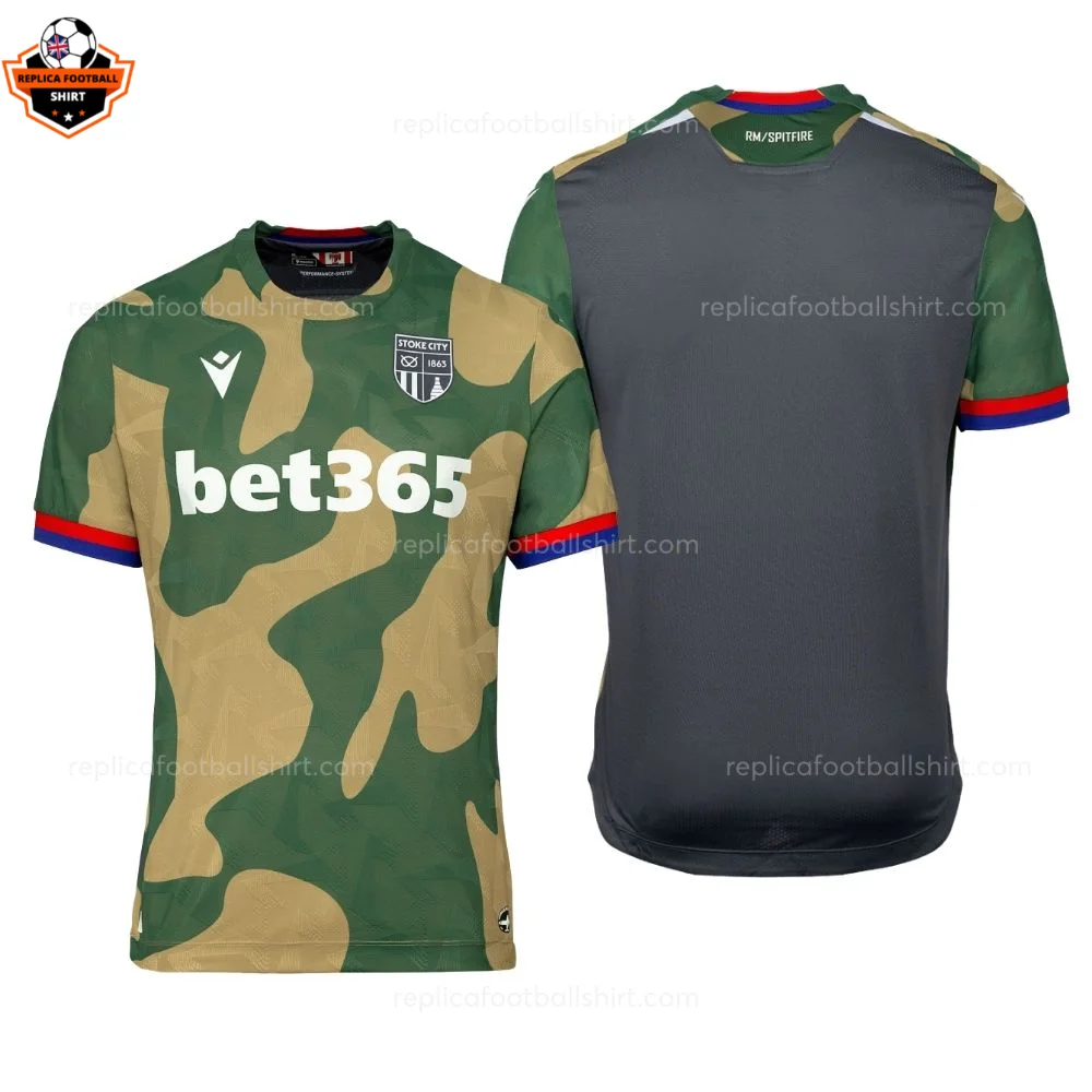 Stoke City Away Men Replica Football Shirt 2026/27