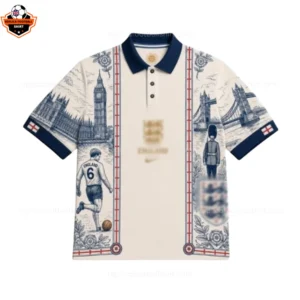 England Special Edition Men Replica Football Shirt 2026 - Blue White