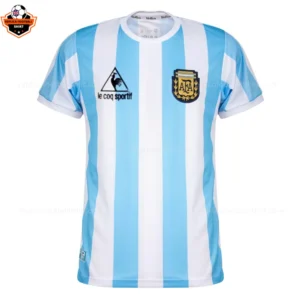 Retro Argentina MARADONA 10 Home Replica Football Shirt 1986 - front view
