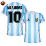 Retro Argentina MARADONA 10 Home Replica Football Shirt 1986
