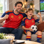Spain World Cup 2026 Gift Bundle - Home Dad Shirt and Son Kit Fan-Version