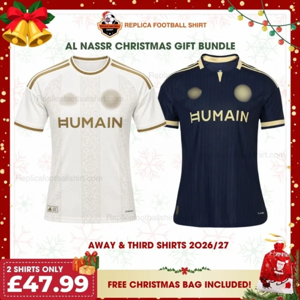 Al Nassr 2026/27 Gift Bundle - Away & Third Fan-Version Men Football Shirts