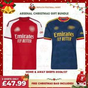 Arsenal 2026/27 Gift Bundle - Home & Away Fan-Version Men Football Shirts