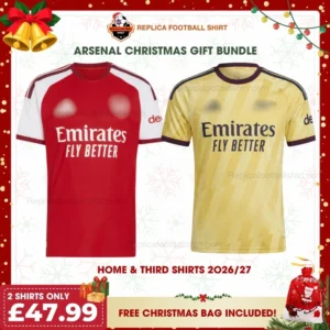 Arsenal 2026/27 Gift Bundle - Home & Third Fan-Version Men Football Shirts