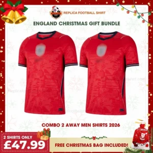 England World Cup 2026 Gift Bundle - 2 Away Fan-Version Men Football Shirts
