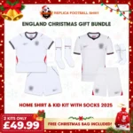 England World Cup 2026 Gift Bundle - Home Dad and Son Kits Fan-Version