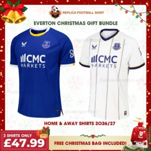 Everton 2026/27 Gift Bundle - Home & Away Fan-Version Men Football Shirts