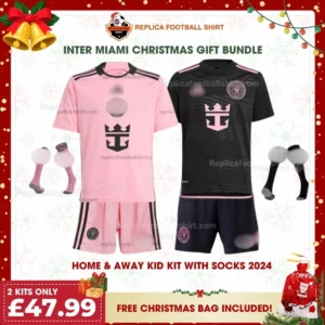 Inter Miami 2024/25 Gift Bundle – Home and Away Fan-Version Kids Football Kits
