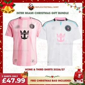 Inter Miami 2026/27 Gift Bundle - Home & Third Fan-Version Men Football Shirts