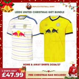 Leeds United 2026/27 Gift Bundle – Home & Away Fan-Version Men Football Shirts