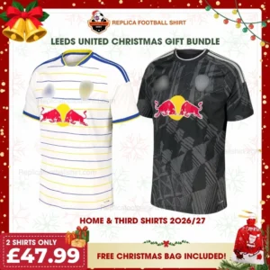 Leeds United 2026/27 Gift Bundle – Home & Third Fan-Version Men Football Shirts