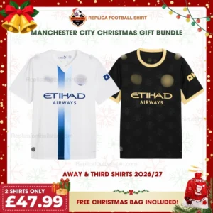 Manchester City 2026/27 Gift Bundle - Away & Third Fan-Version Men Football Shirts