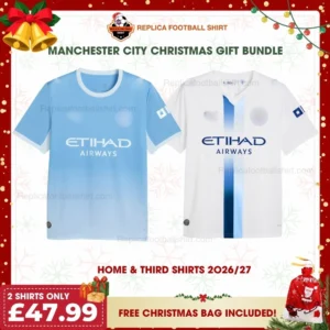 Manchester City 2026/27 Gift Bundle - Home & Third Fan-Version Men Football Shirts
