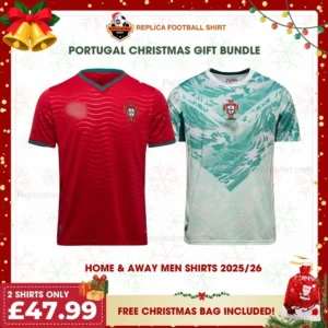 Portugal World Cup 2026 Home & Away Men Replica Football Shirt Gift Bundle