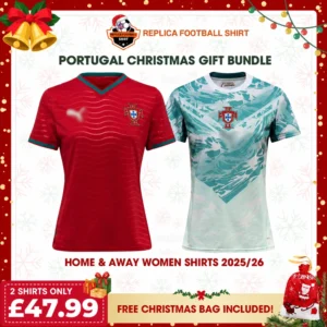Portugal World Cup 2026 Home & Away Women Replica Football Shirt Gift Bundle