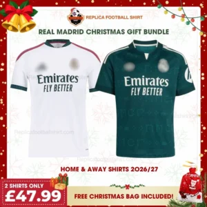 Real Madrid 2026/27 Gift Bundle - Home & Away Fan-Version Men Football Shirts