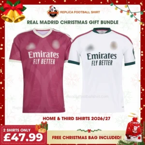 Real Madrid 2026/27 Gift Bundle - Home & Third Fan-Version Men Football Shirts