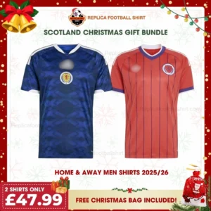Scotland World Cup 2026 Home & Away Men Replica Football Shirt Gift Bundle