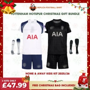 tottenham-2025-26-gift-bundle-home-and-away-fan-version-kids-football-kits-with-socks-xmas